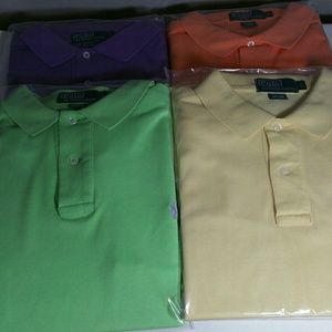 4  Ralph Lauren polo three-button short sleeve siz